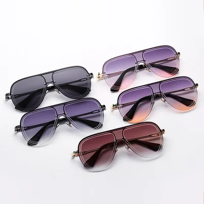 

Fashion Sunglasses For Lover Couple New Trend Sunglasses Personality Street Shooting Big Frame Colorful European And American