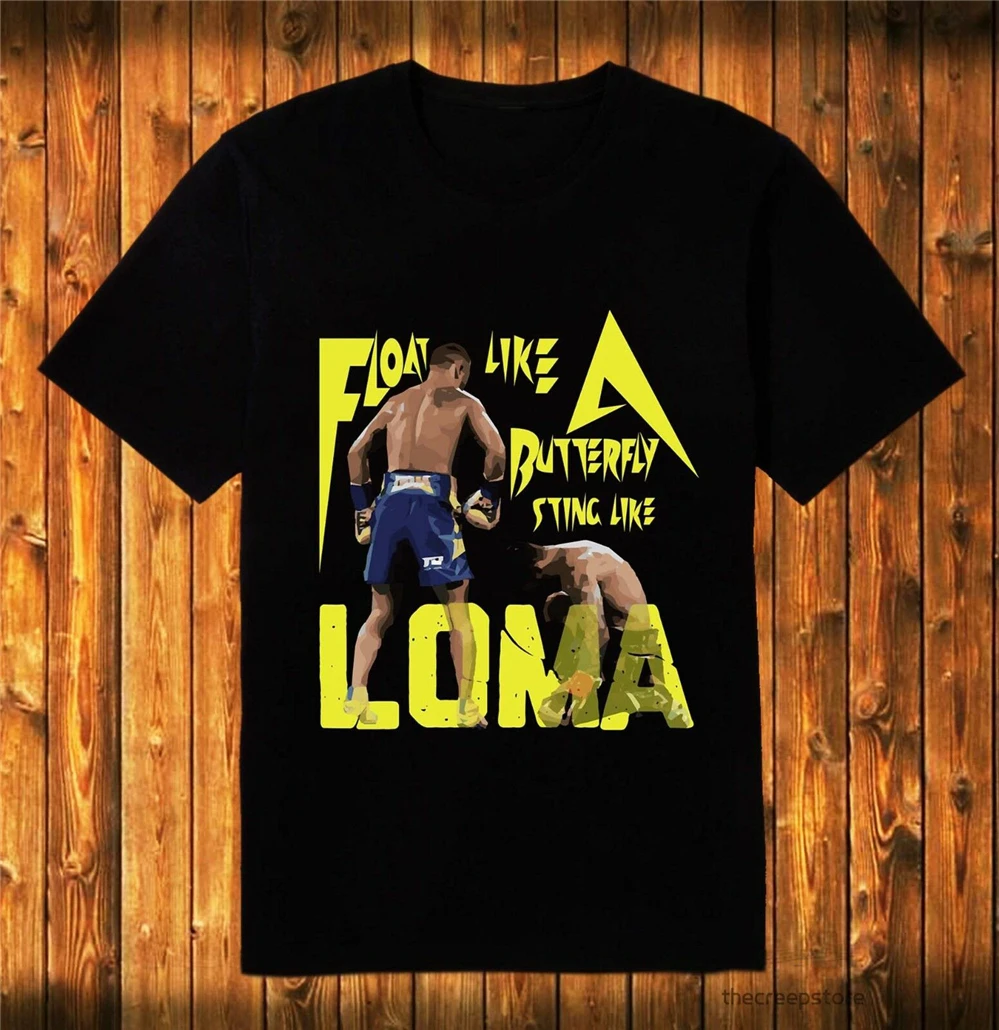 Ограниченная серия Vasyl Lomachenko Чемпионат мира по боксу черная футболка для мужчин и