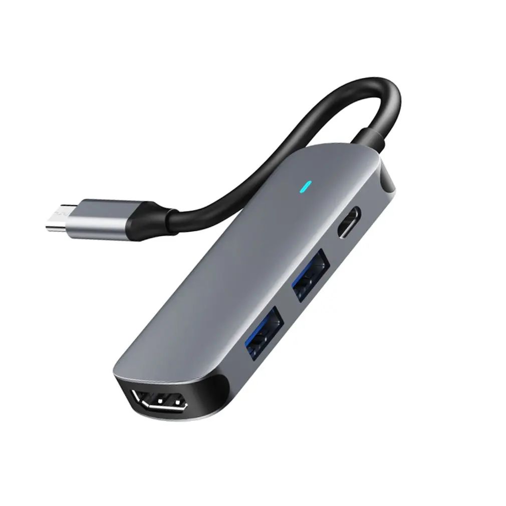 

5 In 1 Type-C Hub Usb 3.0 Otg Hub 4K 60hz HDMI-compatible PD Charging For Laptops Computers Tablets And Mobile Phones