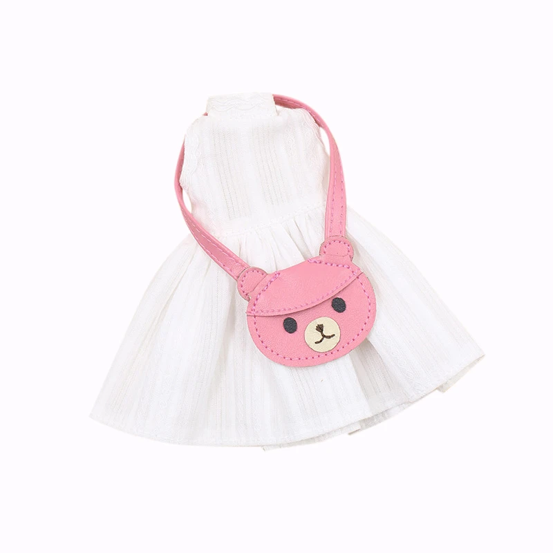 Кукла ледяная DBS Blyth одежда игрушка bjd куклы белая розовая сумка коричневая