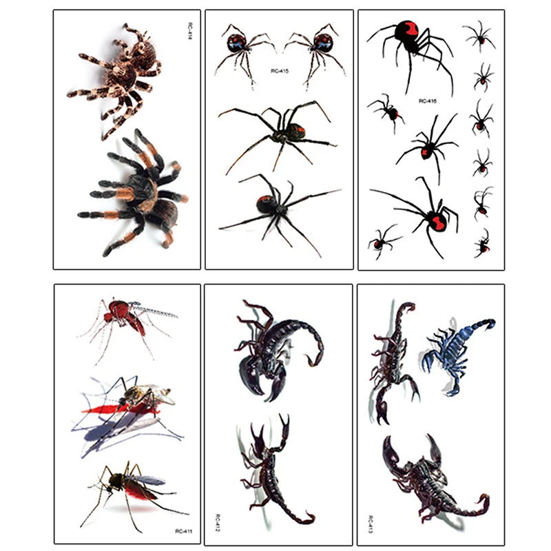 Водостойкая поддельная татуировка Харадзюку буквы Любовный узор временная