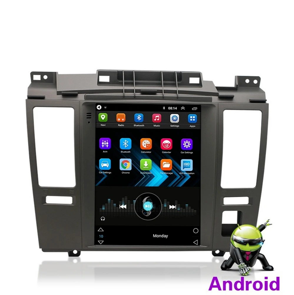 

Car GPS Navigation Android Tesla Style For Nissan TIIda 2005-2010 Auto Radio Stereo Multimedia Player with Bluetooth WiFi