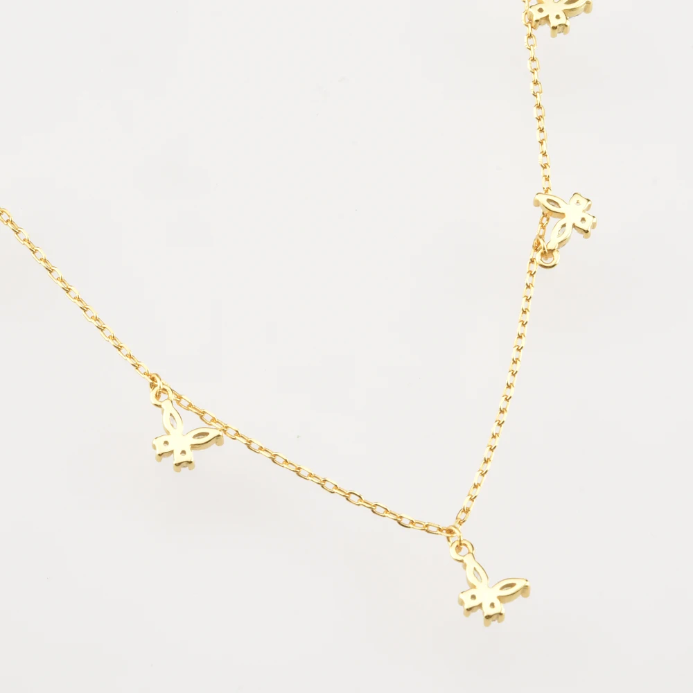 Женское Ожерелье-чокер ANDYWEN длинная цепочка из стерлингового серебра 925 пробы с