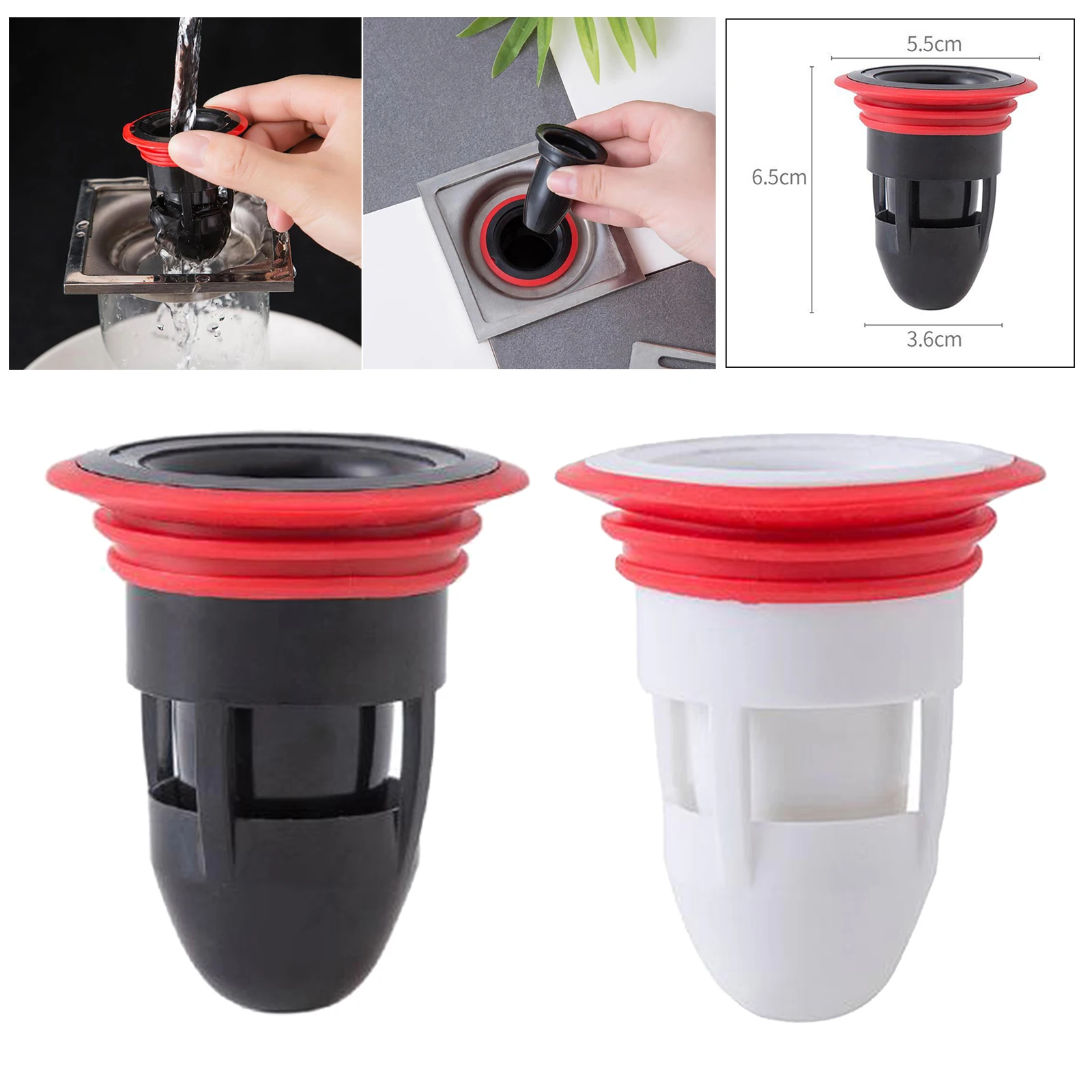 

Bathroom odor-proof leak core silicones pipe drain inner core kitchen bathroom sewer seal leak