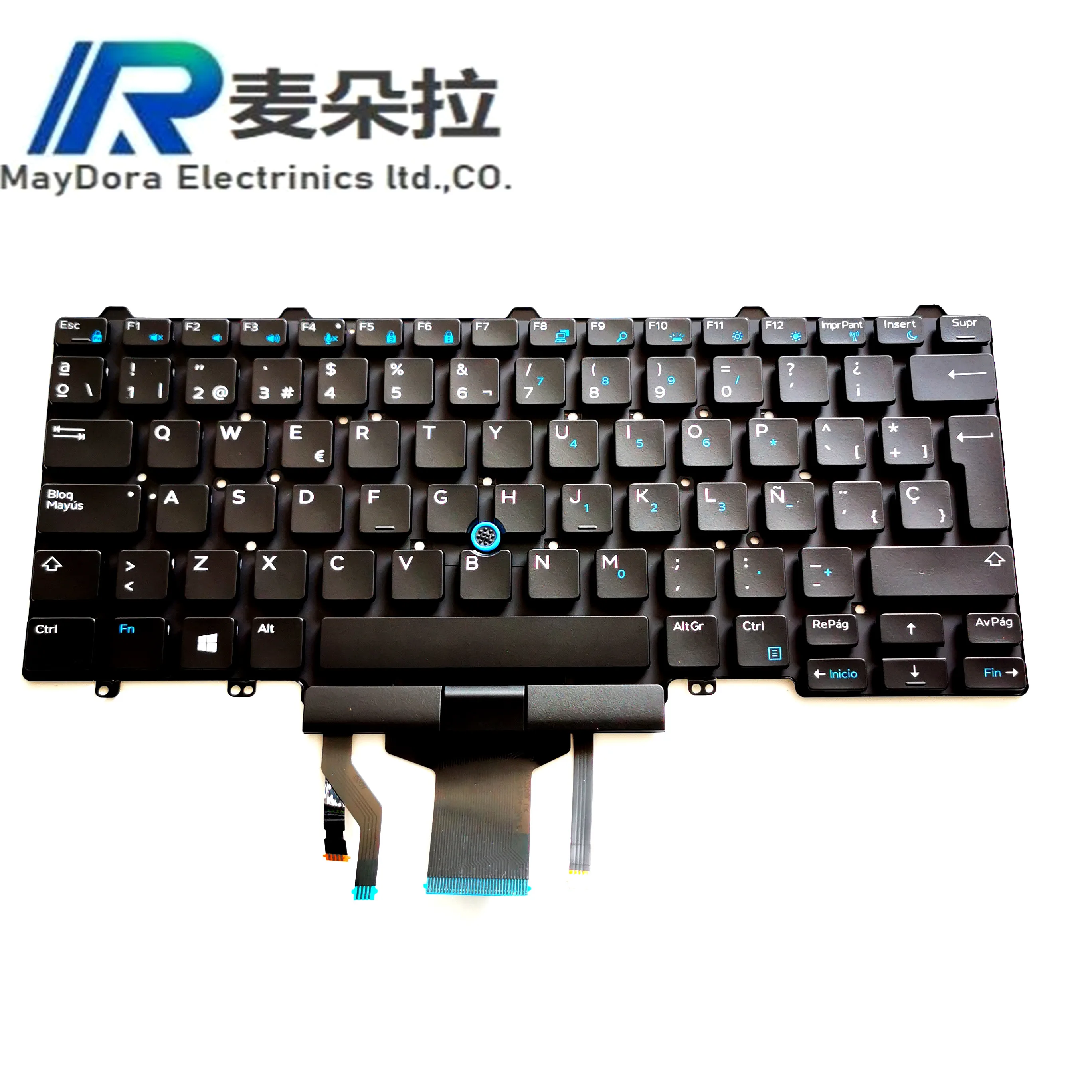 SP LAbacklight Клавиатура для ноутбука DELL LATITUDE E5450 5470 5480 5490 E7450 7470 7480 7490 с TRUCKPOINT 6VTCP |