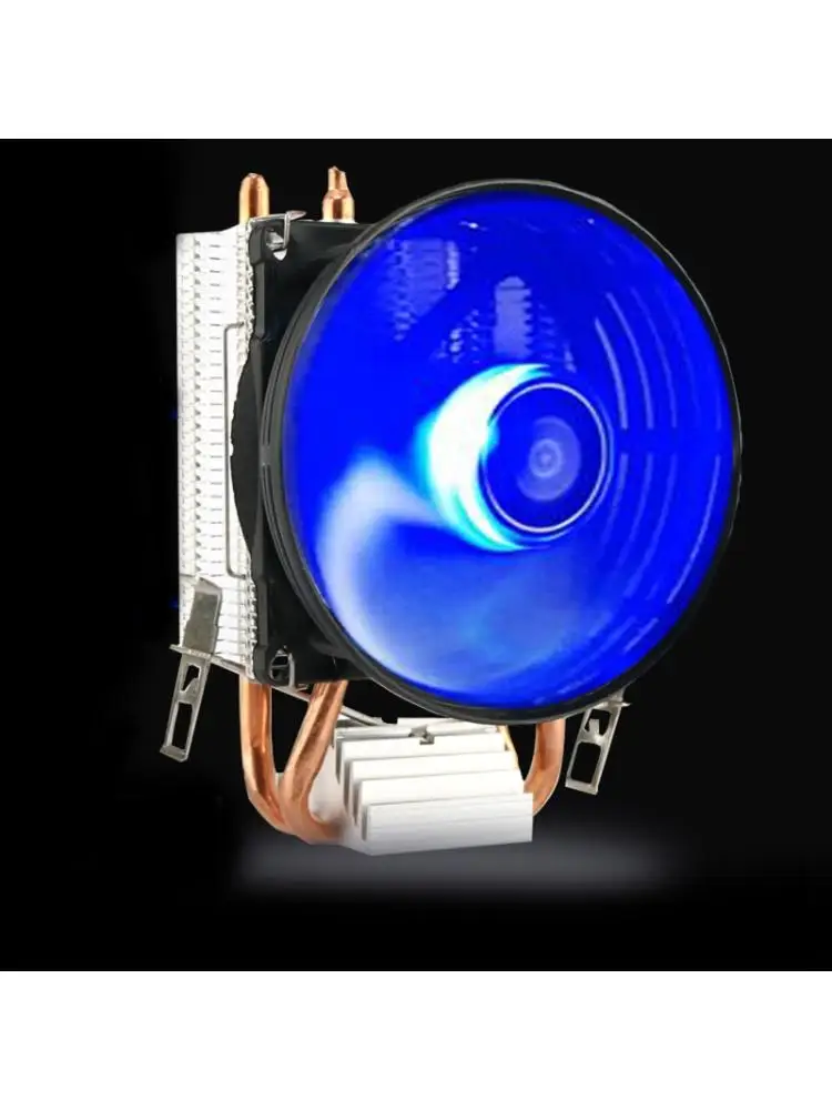 CPU Cooler Master 2 вентилятор из чистой меди с синим светильник система охлаждения PWM