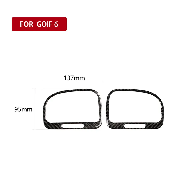 Подходит для VW golf 6 2008 2012 gti R MK6 scirocco 2009 2016 автомобильные аксессуары из углеродного
