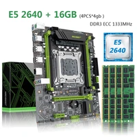 machinsit x79 motherboard kit set with xeon e5 2640 lga 2011 cpu 16gb%ef%bc%884pcs x 4gb%ef%bc%89ddr3 ecc ram memory combo four channel