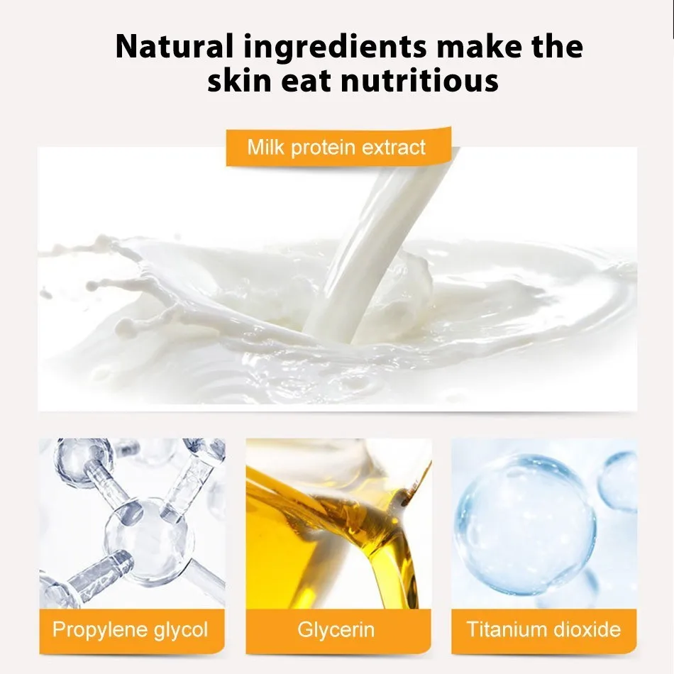 Дневной крем отбеливающий для лица молочный BB восстанавливает кожу уход за кожей