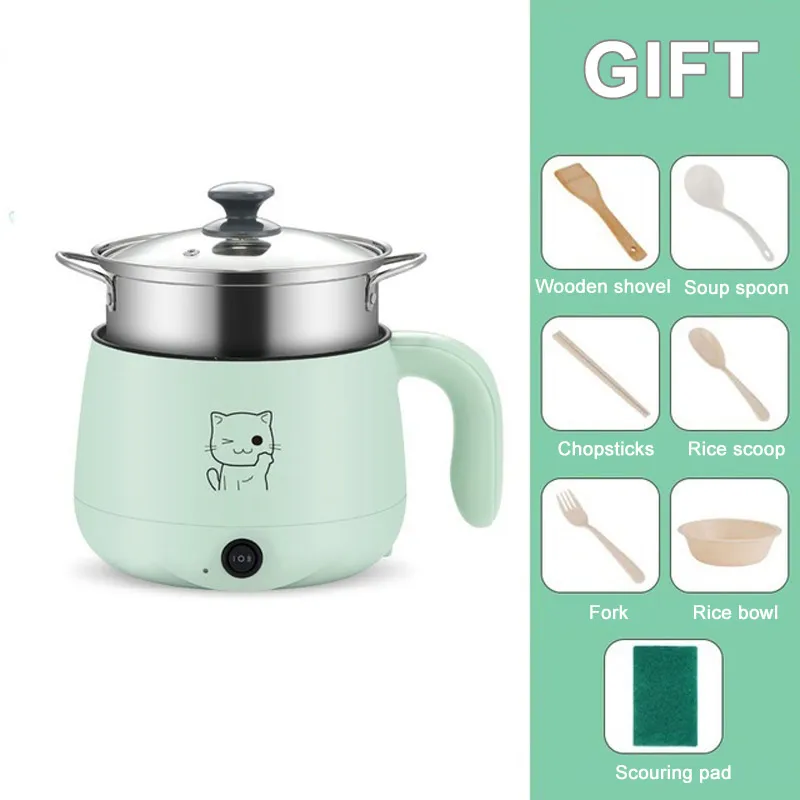 

Electric Cooking Machine Household Samll 1-2 People Hot Pot Multi Electric Rice Cooker Non-stick Pan Multifunction 220V