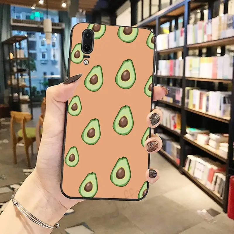 

Cute cartoon fruit avocado Phone Case For Huawei honor Mate P 10 20 30 40 Pro 10i 9 10 20 8 x Lite