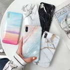 Мягкий чехол для Xiaomi Mi 9T Pro, 9, 8 Lite, Redmi K20, 6A, Note 8 Pro, Note 7, 6, Note 5 Pro, противоударный, с мраморным рисунком