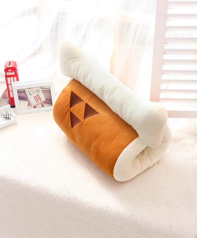 

Nice Lovely Hot New 45CM Monster Hunter Huge Grilled Meat Pillow Plush Barbecu with Big Bone Stuffed Toy