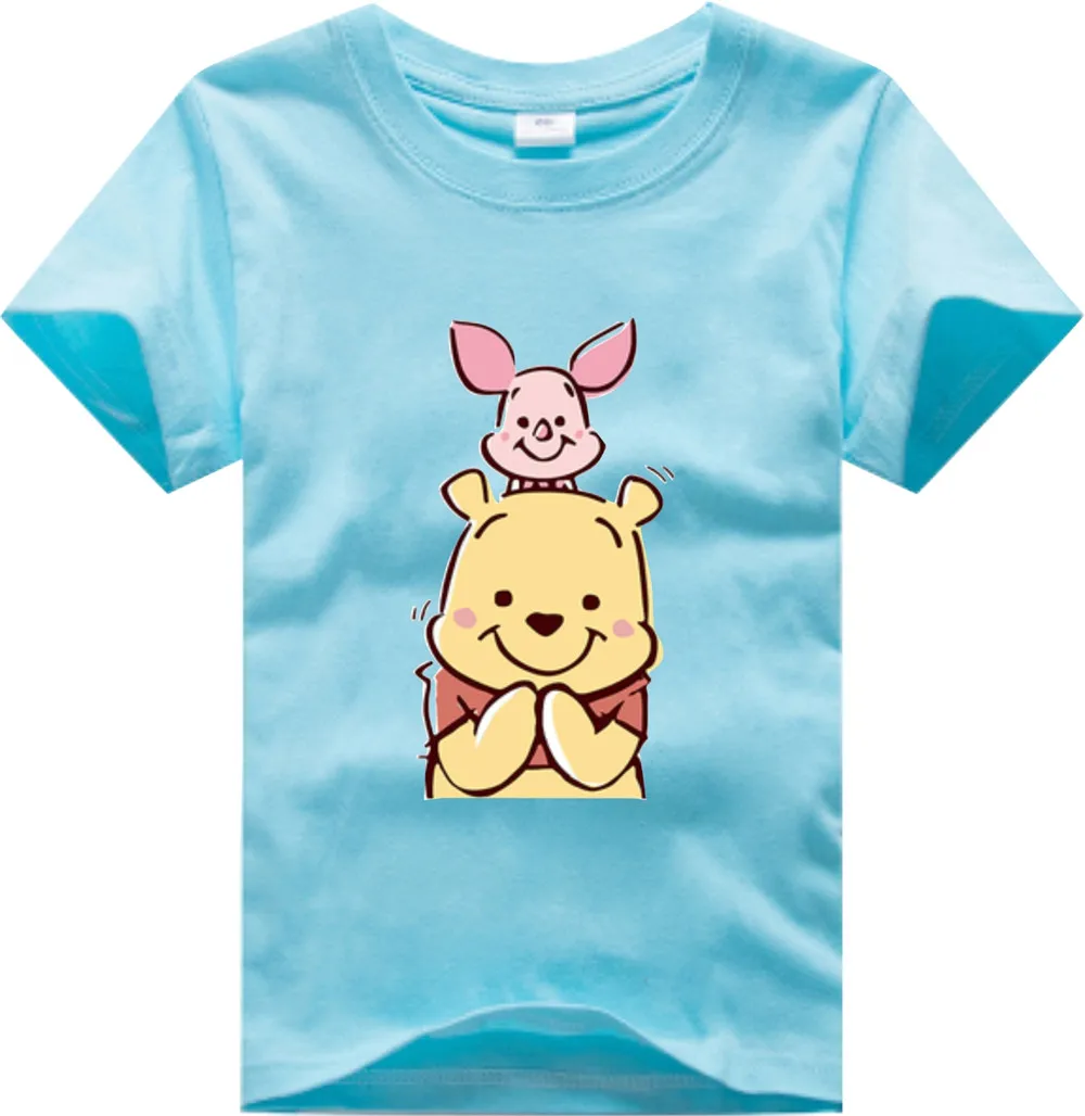 

CARTOON T SHIRT Summer New Kids Clothing Cotton Girl Boys Clothes Casual Style White Pink Black Oversized 2 3 4 5 6 7 8 9 10 12T
