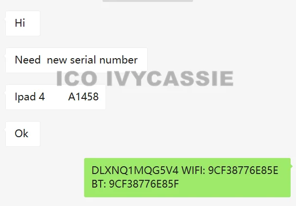 A5/A5X/A6X SN + Wifi BT серия для iPad 2/3/4/Mini1 разблокировка iCloud серийный номер Mac WiFi адрес A1395