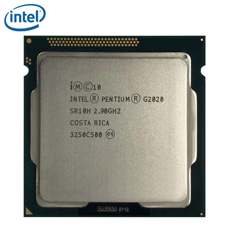 Процессор Intel Pentium G2020 двухъядерный 2 9 ГГц 3 Мб кэш памяти процессор SR10H 55 Вт LGA 1155