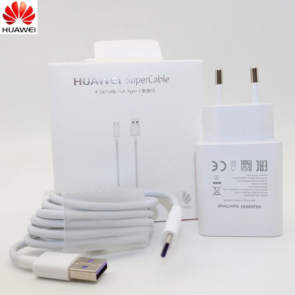 Оригинальное быстрое зарядное устройство HUAWEI Mate 9 10 20 Pro P20 суперзарядка