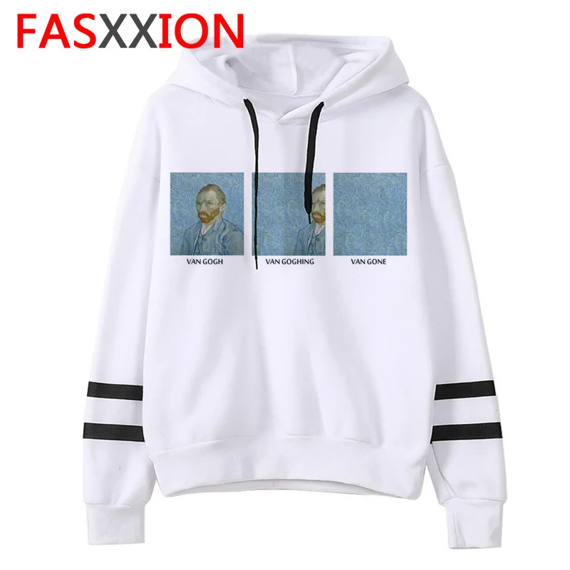 

Van Gogh Funny Hoodies Women/man Harajuku Autumn Print Warm Sweatshirts Aesthetic Ullzang 90s Meme Hoody Female