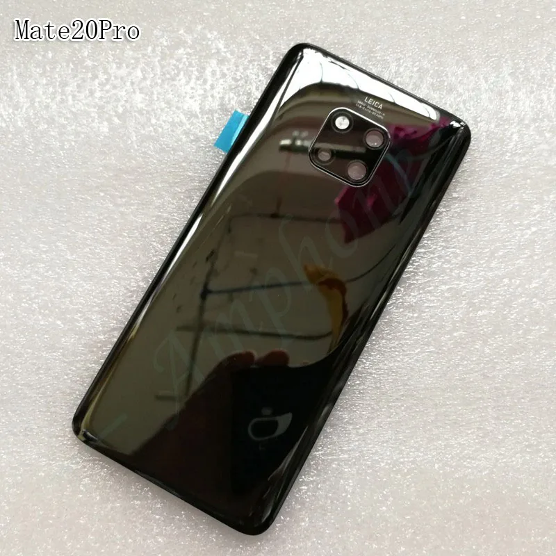 Оригинальная задняя крышка из закаленного стекла для Huawei Mate 20 Pro запасные части