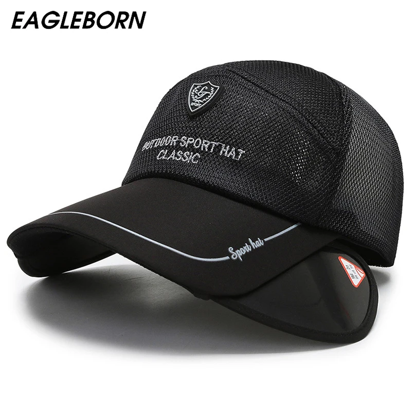 Кепка от солнца для мужчин и женщин пляжная шляпа с широким сетчатым козырьком