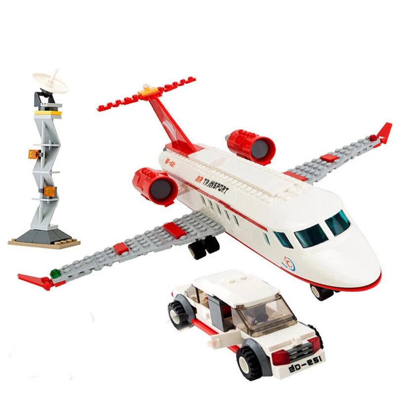 Набор для сборки городских самолетов грузов пассажирский аэропорт станция
