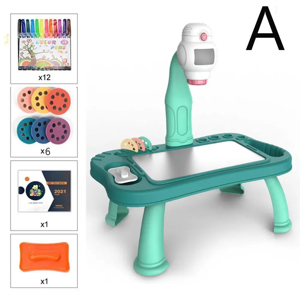 Детский светодиодный проектор художественный стол для рисования игрушки