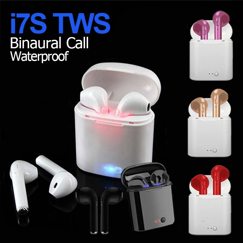

i7s TWS Wireless Headphone Bluetooth 5.0 Earphone Sport Earbuds Headset With Mic Power Bank For Smartphone Android IOS Earpieces