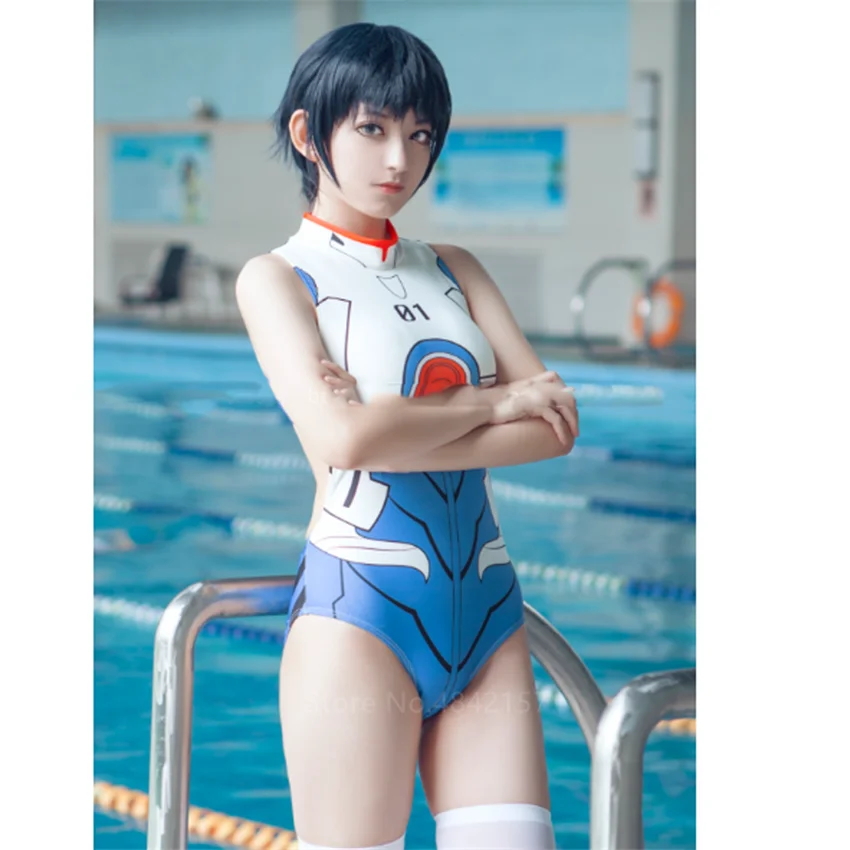 Костюм для косплея DVA Asuka с открытой промежностью эротическое нижнее белье без