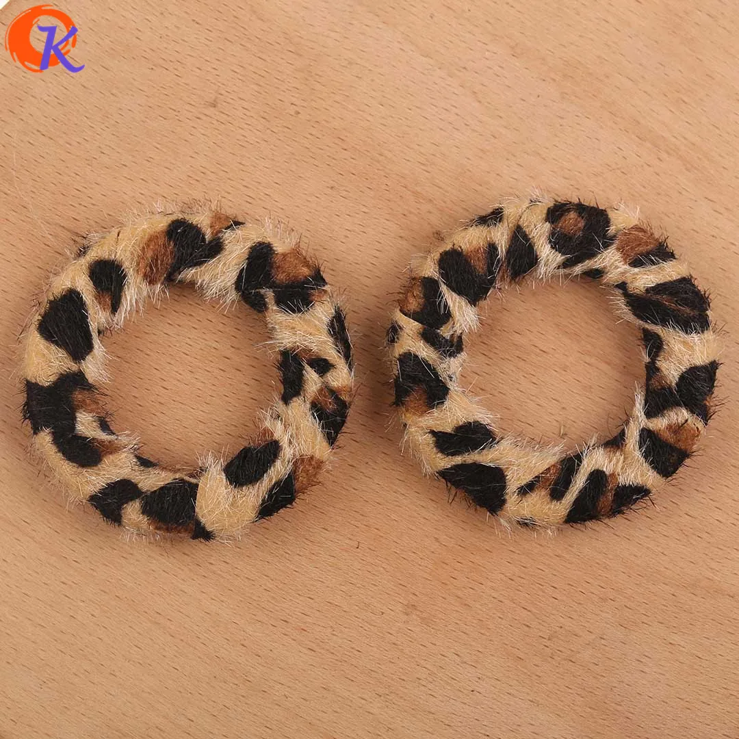 

Cordial Design 45*45MM 50Pcs DIY Earrings Making/Jewelry Accessories/Leopard Print Effect/Round Shape/Hand Made/Earring Findings