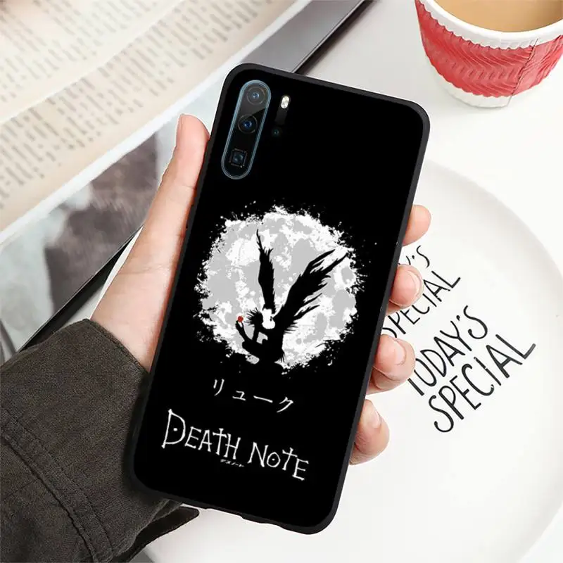 

death note Anime Horror Phone Case For Huawei honor Mate P 10 20 30 40 i 9 8 pro x Lite smart 2019 nova 5t