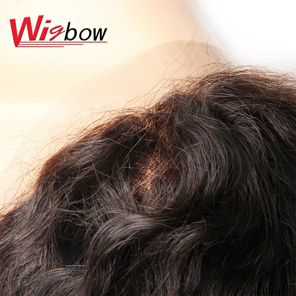 Волосы Wigbow OneCut Боб глубокие вьющиеся 13x4 фронтальные человеческие волосы на сетке