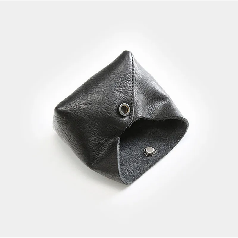 Маленький кошелек LEACOOL из натуральной кожи для мужчин мини-сумка мелочи