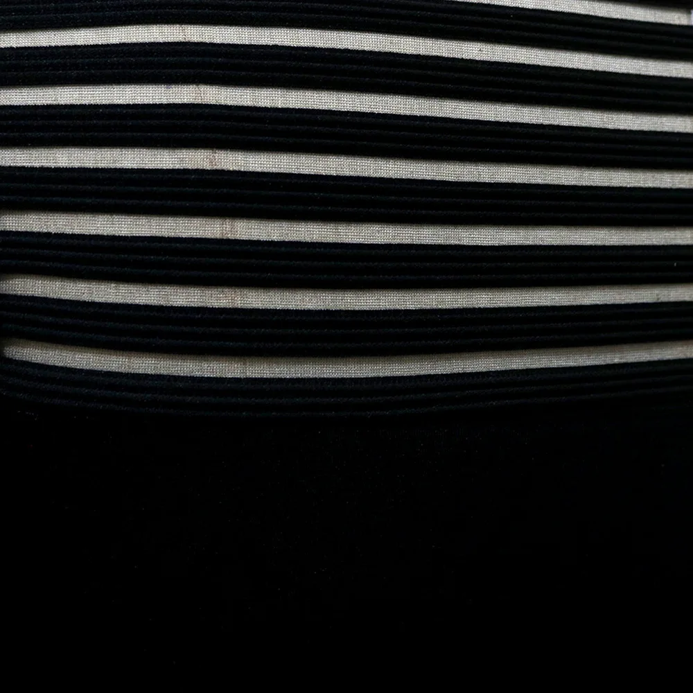 

Round Neck Long Sleeve Perspective Blouse Shirt For Women Office Ladies Black Tops Spring Autumn Sexy Sheer Patchwork Pullover