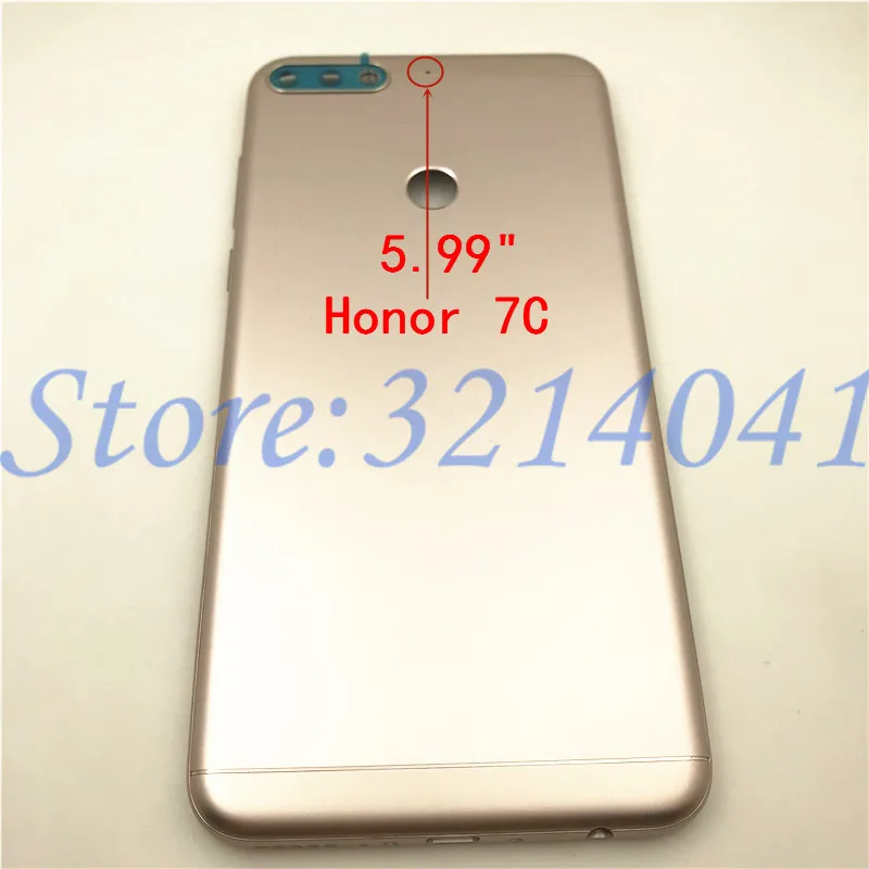Хорошее качество для huawei Honor 7A Pro AUM-L29 и Honor 7C AUM-L41 Задняя крышка батареи чехол+ боковые клавиши+ стеклянный объектив