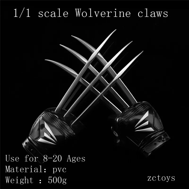 Косплей X-Men Росомаха Логан лезвие коготь когти Prop Paw Super оружие героя X коллекция