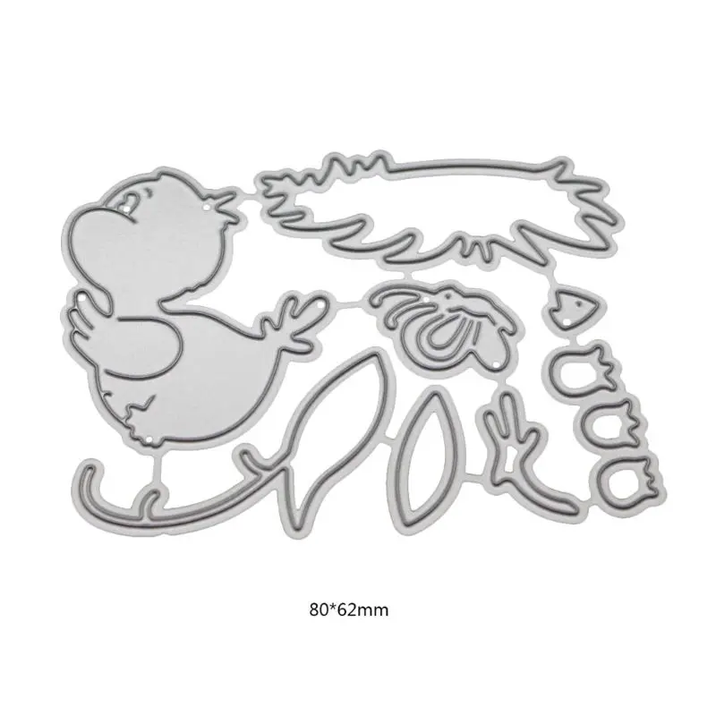 2020 новые милые утки для резки металла Трафарет DIY Скрапбукинг альбом печать