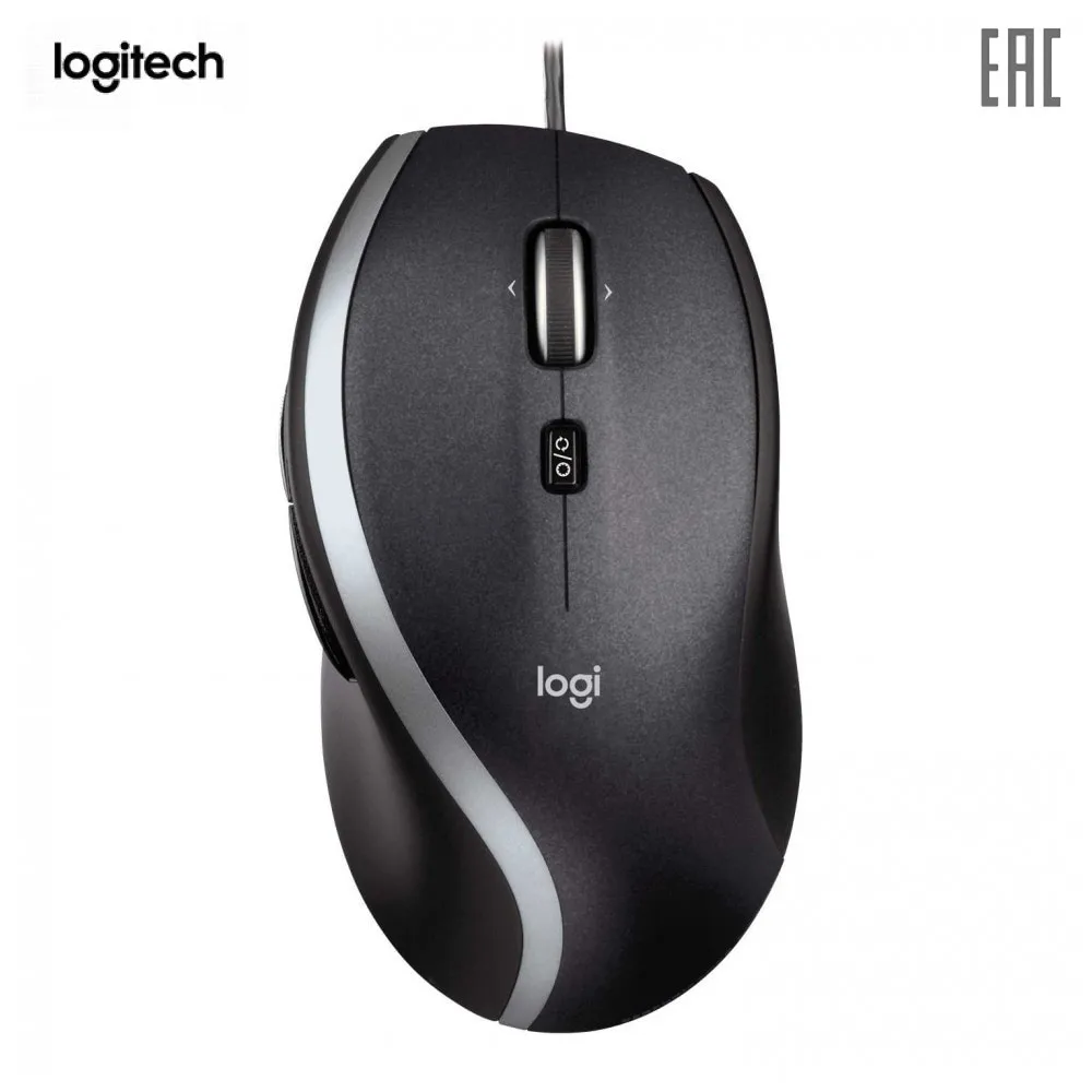 Мышь Logitech M500 Black (черно серая лазерная 1000dpi USB 1.8м 7 кнопок)|Мыши| |
