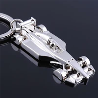 high quality f1 racing keychain zinc alloy key ring sports car key chain men women key holder bag charm gift