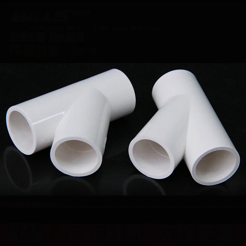 Фитинг для труб из ПВХ поперечный тройник 45 ° 3-ходовой соединитель 20 мм 25 32 40