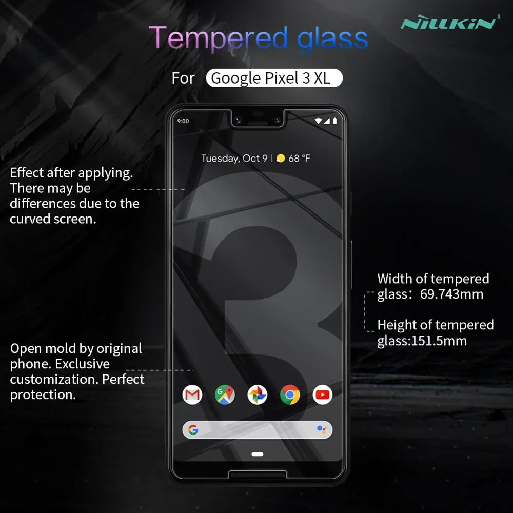 Закаленное стекло для Google Pixel 4 XL Nillkin Amazing H + Pro 0.2MM Screen Protector 3 стекло|Защитные