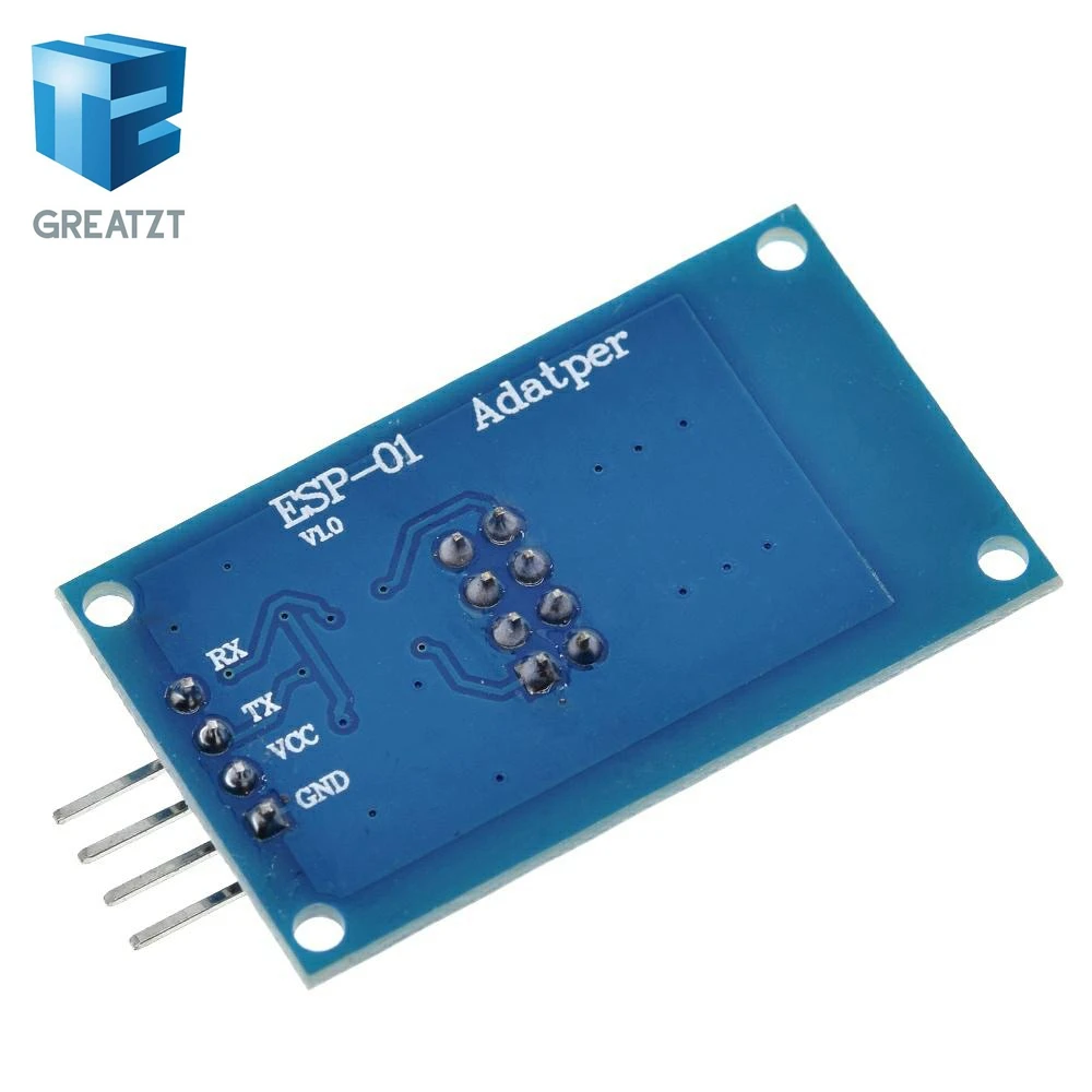 GREATZT ESP8266 ESP-01 серийныйl wi-fi Беспроводной модуль адаптера 3 V 5V Esp01 коммутационная