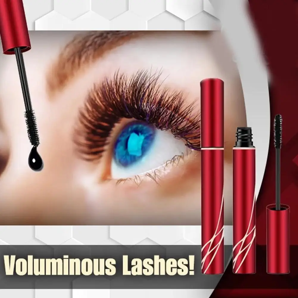 

3D Silk Fiber Lash Mascara Curling Volume Express Eyelashes Waterproof Cosmetic Mascara Extension Fiber Liquid Lash I2L4
