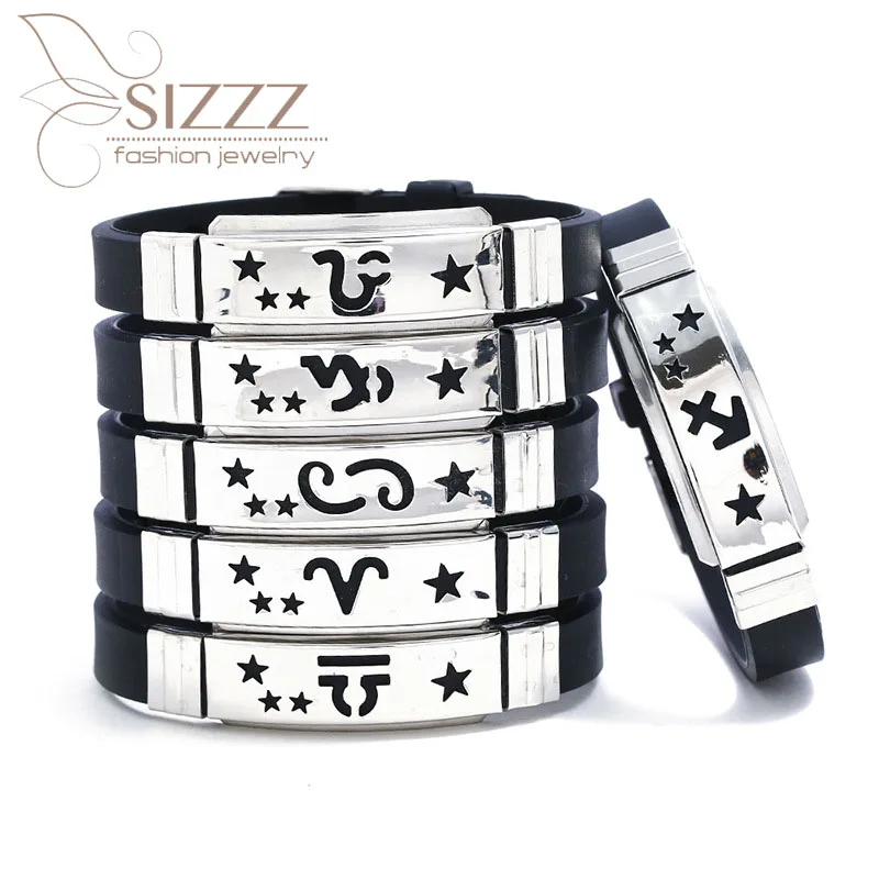Прямая поставка с фабрики браслет из нержавеющей стали 12 созвездиями