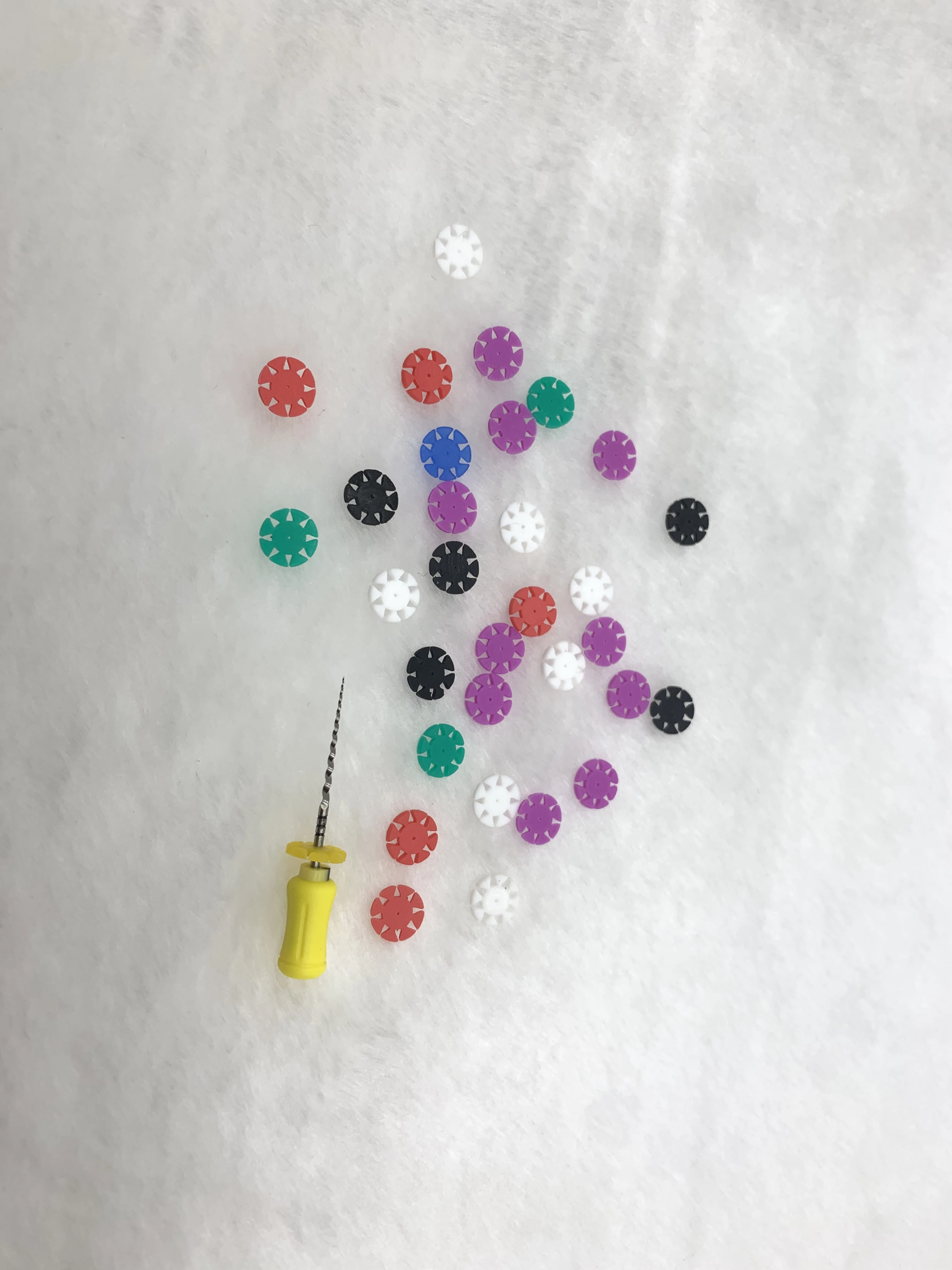 100 шт. стоматологическое оборудование корневого канала Файлы фиксаторы уход за