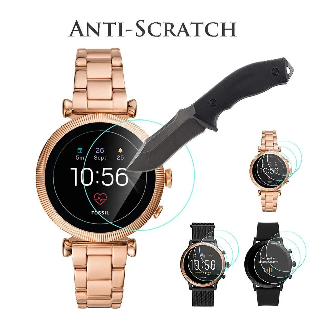 3 шт часы закаленная пленка для Fossil Gen 5 Julianna HR/Слоан HR 4/Gen Carlyle Smartwatch Закаленное