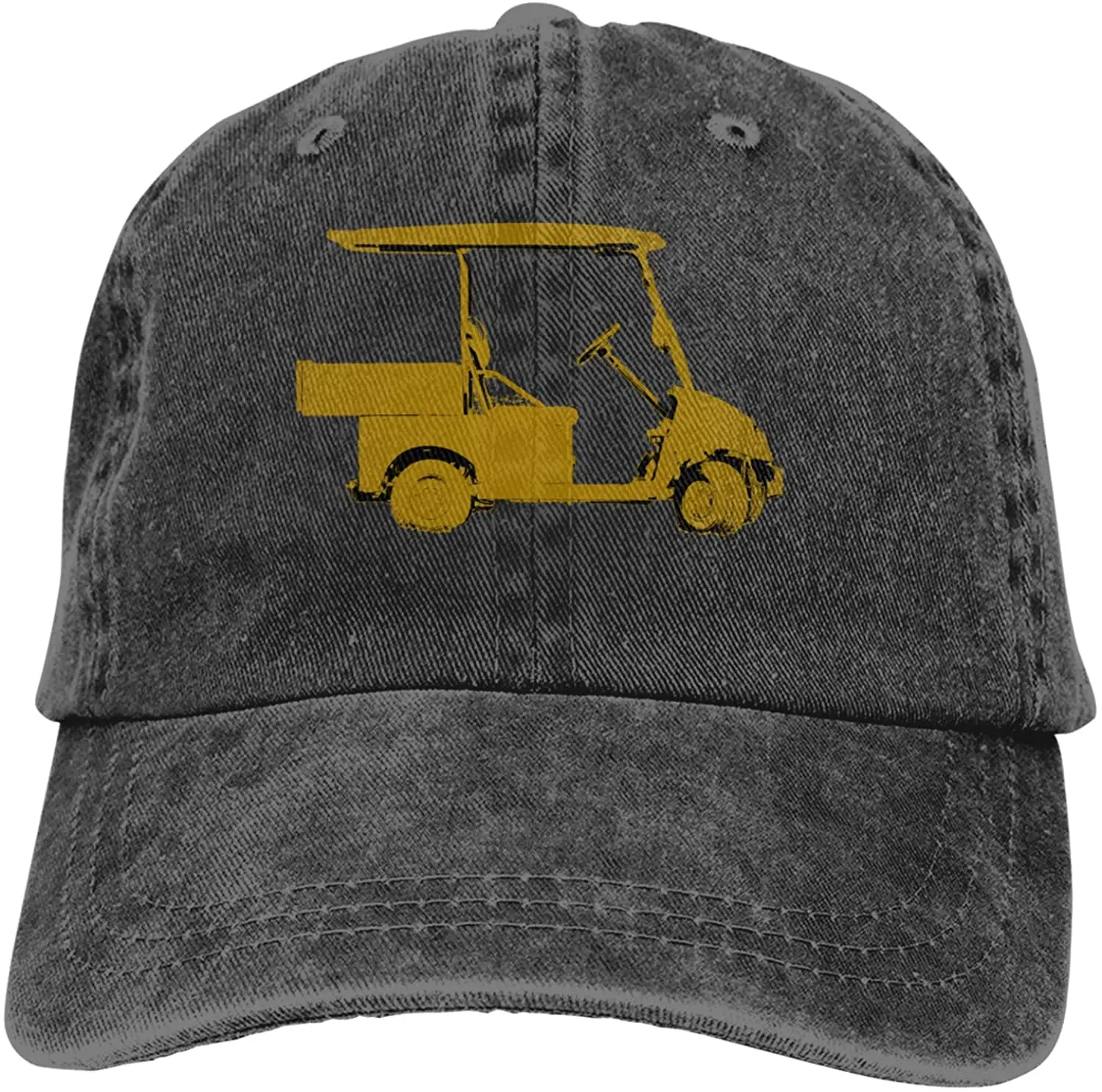 

Golf Cart Sports Denim Cap Adjustable Unisex Plain Baseball Cowboy Snapback Hat