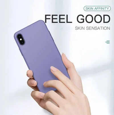 Жидкий силиконовый TPU чехол для iPhone 11 Pro Max мягкий X XR XS Fundas ультра тонкий телефона |