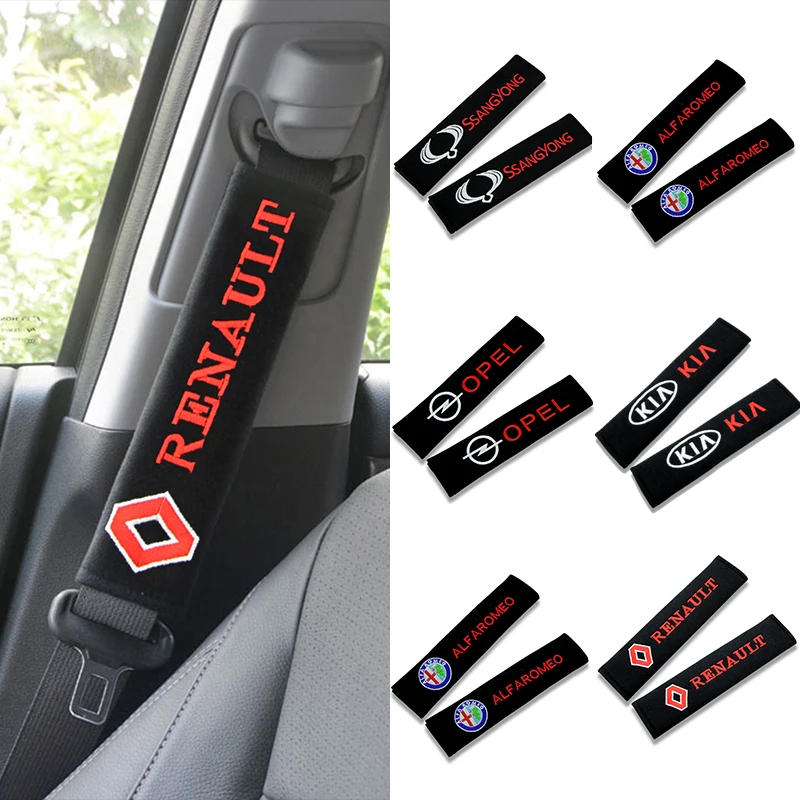Чехол на ремень безопасности для Toyota Corolla Yaris Rav4 Avensis Auris Camry C hr 86 Prius 2 шт.|Наклейки