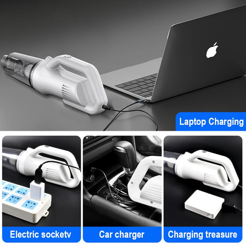Белый Дельфин Беспроводной USB платной коллектор аспиратор Ручной пылесос для