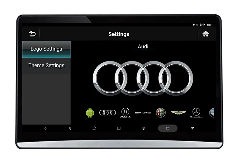 12,5 дюймов Android 8,1 Автомобильный подголовник монитор 1920*1080 FHD 1080P видео сенсорный экран wifi/Bluetooth/USB/SD/HDMI/FM MP5 видеоплеер